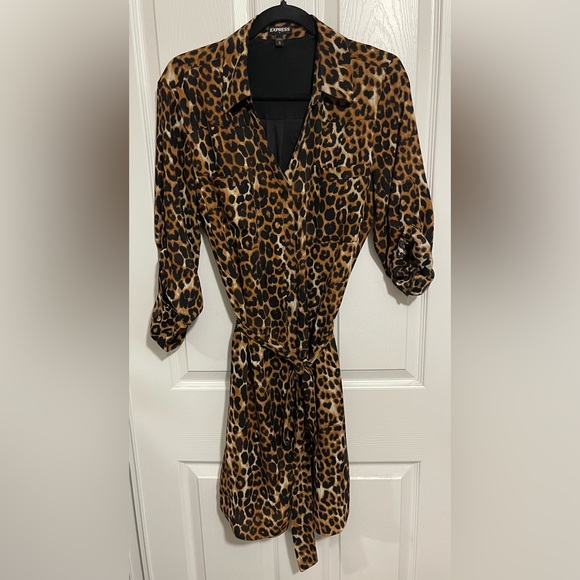 Express Dresses & Skirts - Express Leopard Print Dress